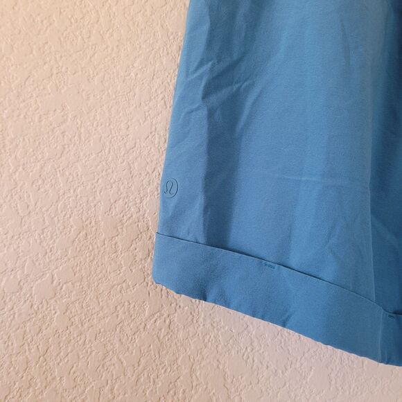 Lululemon Spring Break  Away Shorts 3" Size 4 Blue Juniper Stretchy Lined W7AM5S - Picture 6 of 7